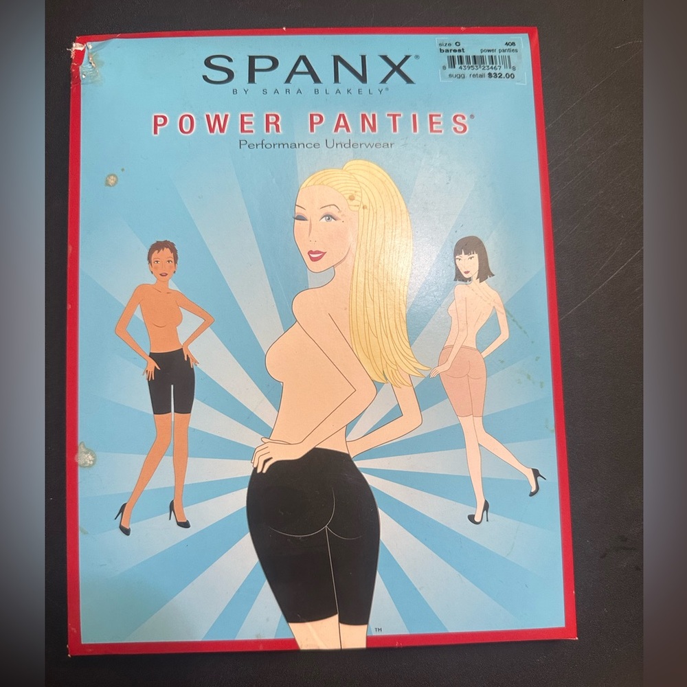 SPANX Power Panties. Size C. Barest. Brand new and sealed.